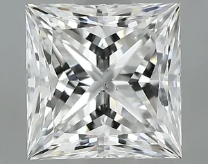 0.8ct PRINCESS F SI1 Natural diamond