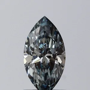 0.9ct MARQUISE Fancy Greenish Blue VS1 Coloured Lab diamond