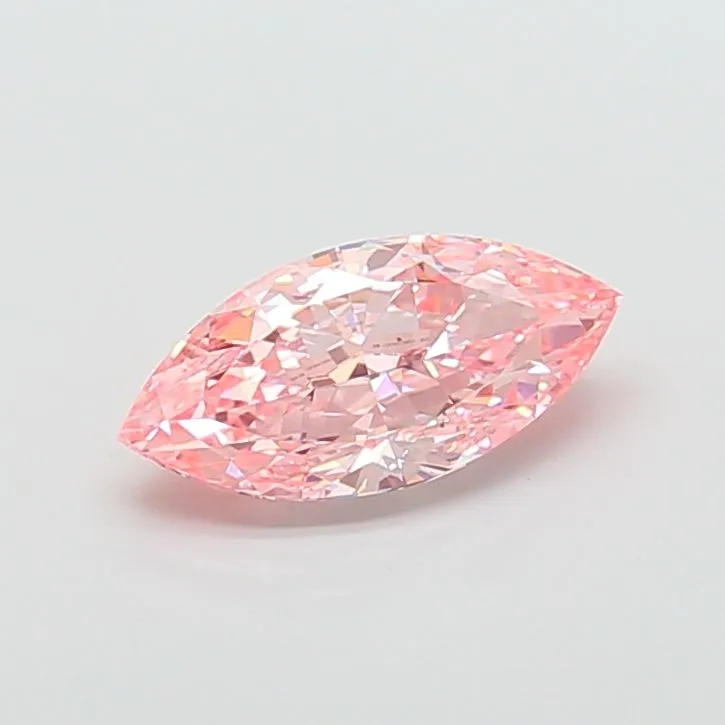 2.53ct MARQUISE Fancy Vivid Pink VS2 Coloured Lab diamond