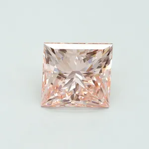 6.1ct PRINCESS Fancy Intense Pink VS1 Coloured Lab diamond