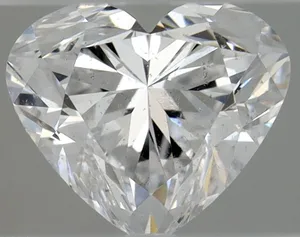 0.74ct HEART D SI2 Natural diamond