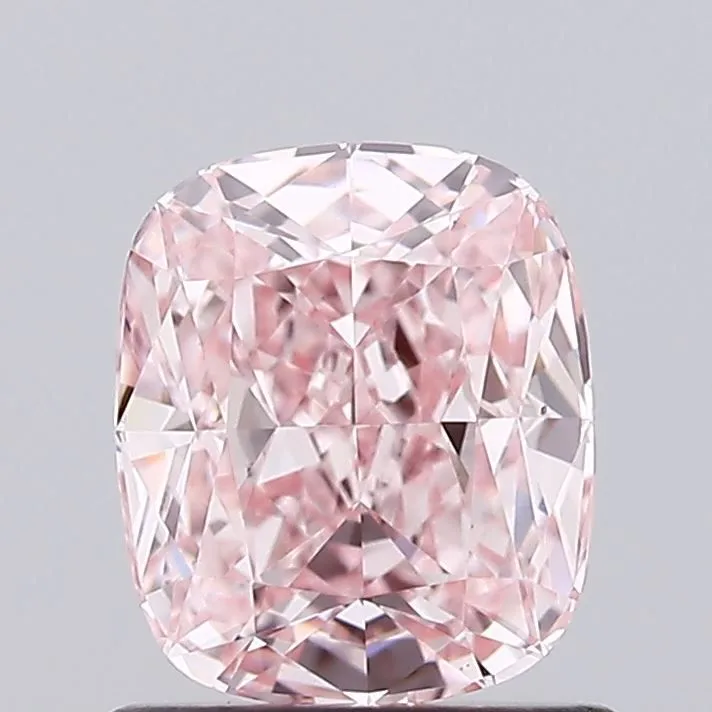 1.16ct CUSHION Fancy Intense Pink VVS2 Coloured Lab diamond
