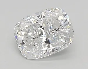 0.66ct CUSHION E VVS2 Lab diamond