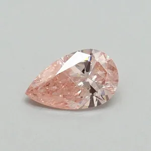 0.3ct PEAR Fancy Intense Pink I1 Coloured Lab diamond