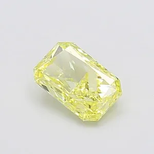 1.01ct RADIANT Fancy Intense Yellow VS2 Coloured Lab diamond