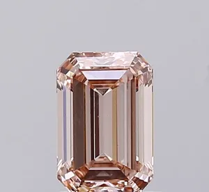 1ct EMERALD Fancy Intense Pink VS1 Coloured Lab diamond