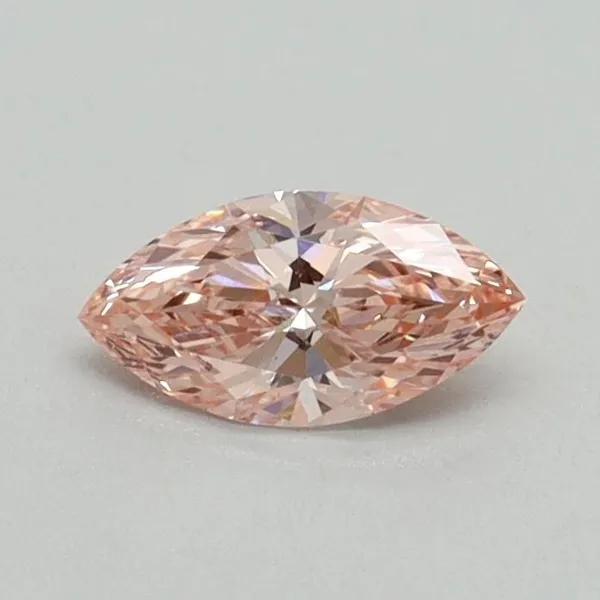 0.33ct MARQUISE Fancy Intense Pink VS1 Coloured Lab diamond