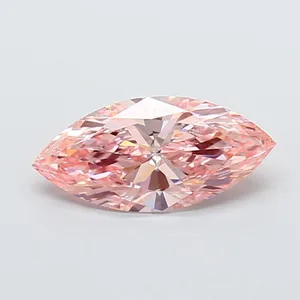 2.04ct MARQUISE Fancy Vivid Pink VS1 Coloured Lab diamond