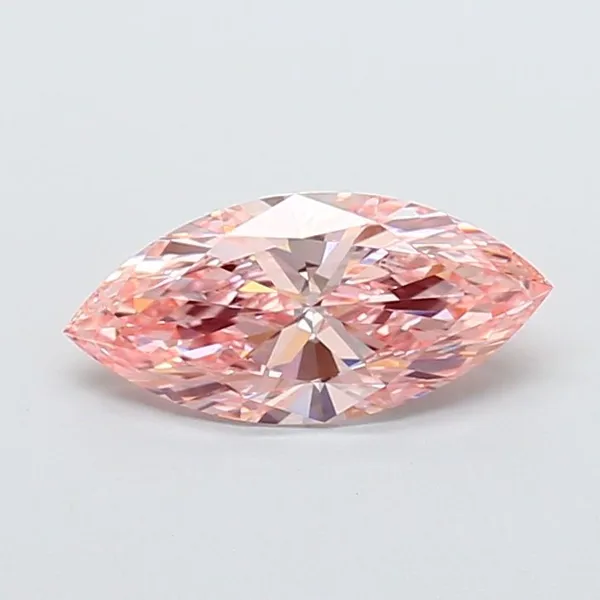 2.04ct MARQUISE Fancy Vivid Pink VS1 Coloured Lab diamond
