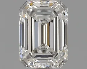 0.52ct EMERALD F VVS1 Natural diamond