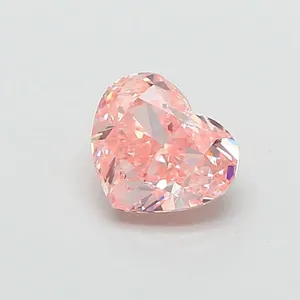 1ct HEART Fancy Intense Pink VS1 Coloured Lab diamond
