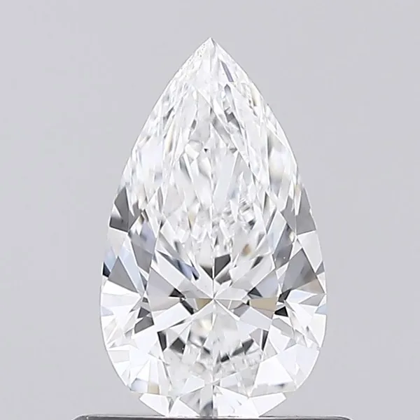 0.7ct PEAR D VVS1 Lab diamond