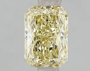 1.03ct RADIANT Fancy Intense Yellow VS2 Coloured Lab diamond