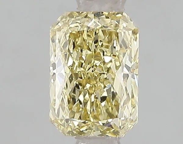 1.03ct RADIANT Fancy Intense Yellow VS2 Coloured Lab diamond