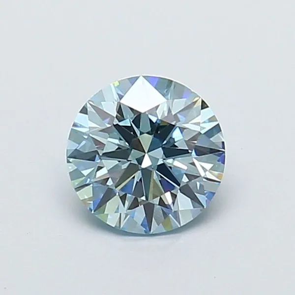 1ct ROUND Fancy Intense Blue VVS2 Coloured Lab diamond