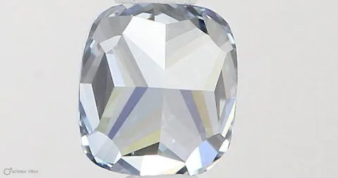 0.5ct CUSHION Fancy Intense Blue VVS2 Coloured Lab diamond