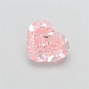 1.82ct HEART Fancy Vivid Pink VS1 Coloured Lab diamond