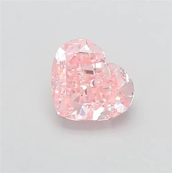 1.82ct HEART Fancy Vivid Pink VS1 Coloured Lab diamond