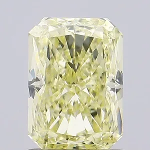 1.09ct RADIANT Fancy Intense Yellow VS1 Coloured Lab diamond