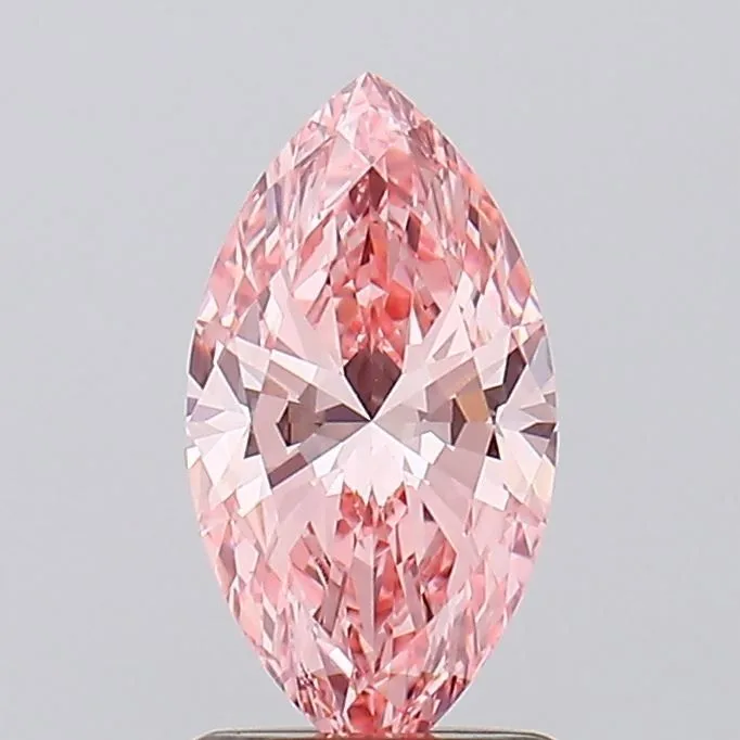 1.27ct MARQUISE Fancy Vivid Pink VVS2 Coloured Lab diamond