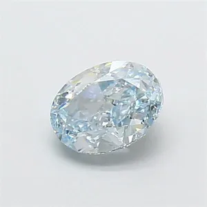 1ct OVAL Fancy Blue VVS2 Coloured Lab diamond