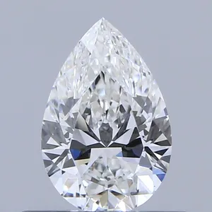 0.4ct PEAR F VVS2 Natural diamond