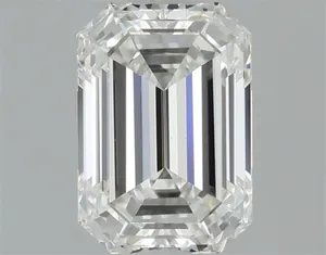 0.41ct EMERALD F VS1 Natural diamond
