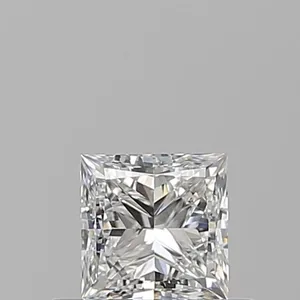 0.5ct PRINCESS F VVS2 Natural diamond
