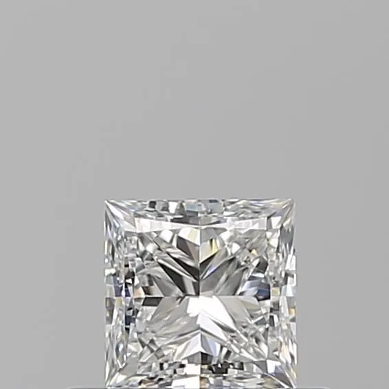 0.5ct PRINCESS F VVS2 Natural diamond