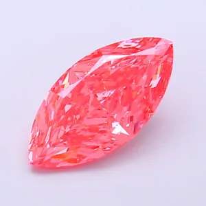 2.28ct MARQUISE Fancy Vivid Pink VS1 Coloured Lab diamond