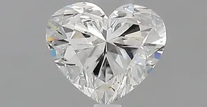 0.51ct HEART F SI1 Natural diamond
