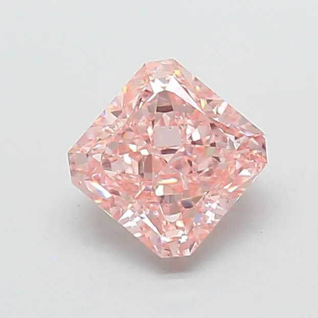 1.45ct RADIANT Fancy Intense Pink VS2 Coloured Lab diamond