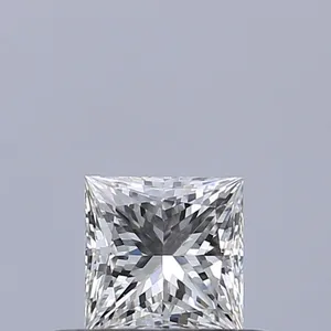 0.32ct PRINCESS F VVS2 Natural diamond