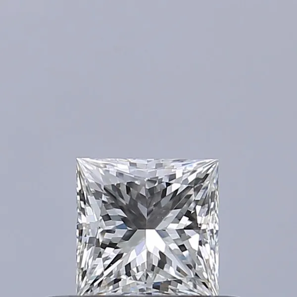 0.32ct PRINCESS F VVS2 Natural diamond
