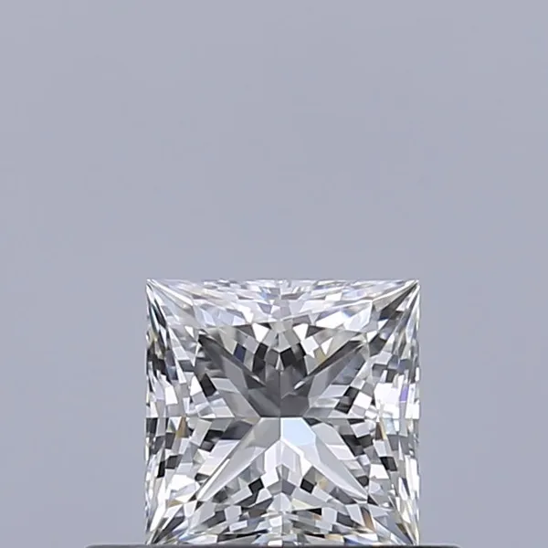 0.44ct PRINCESS E VVS2 Natural diamond