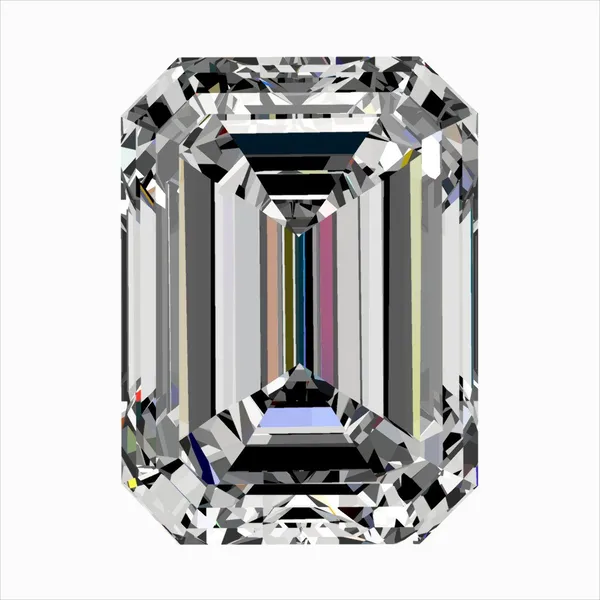 0.58ct EMERALD H VS2 Natural diamond