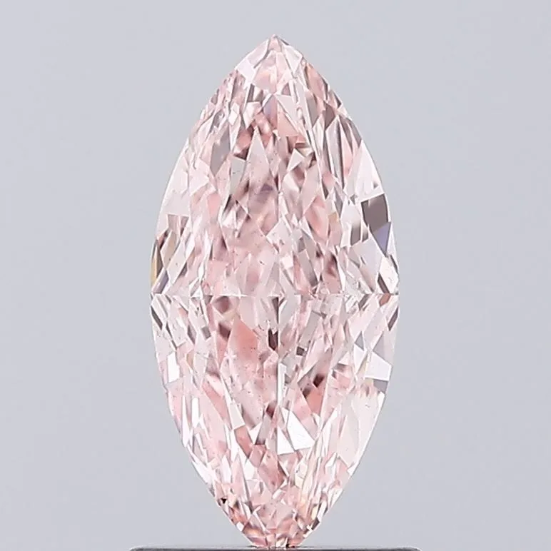1.05ct MARQUISE Fancy Intense Pink VS2 Coloured Lab diamond
