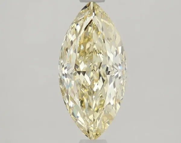 1.57ct MARQUISE Fancy Yellow VVS2 Coloured Lab diamond