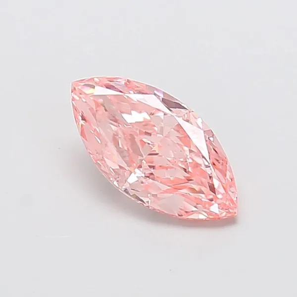 1.62ct MARQUISE Fancy Vivid Pink VS1 Coloured Lab diamond