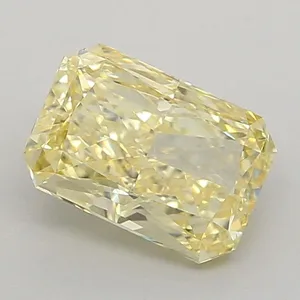 1.09ct RADIANT Fancy Vivid Yellow VS1 Coloured Lab diamond