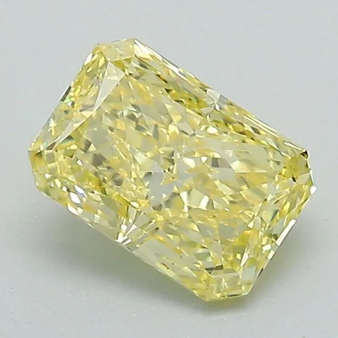 1.19ct RADIANT Fancy Intense Yellow VS1 Coloured Lab diamond