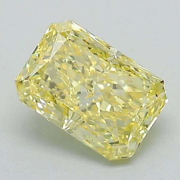 1.19ct RADIANT Fancy Intense Yellow VS1 Coloured Lab diamond