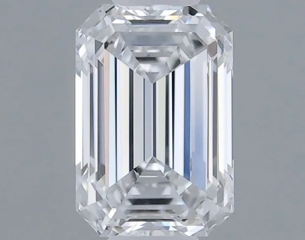 0.43ct EMERALD D VVS2 Natural diamond