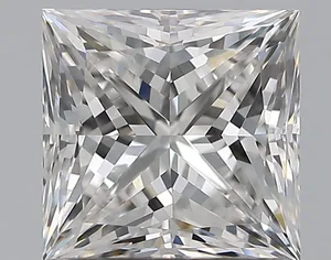 1ct PRINCESS E VVS2 Natural diamond