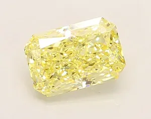 1.03ct RADIANT Fancy Yellow VS2 Coloured Lab diamond