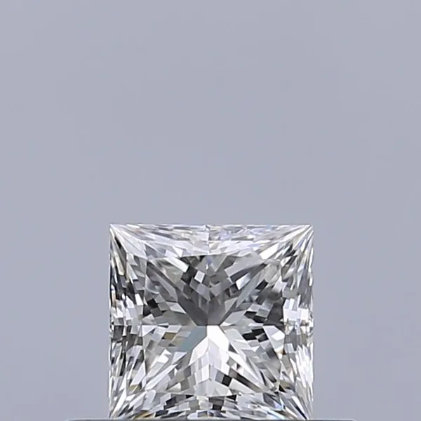 0.38ct PRINCESS F VVS2 Natural diamond