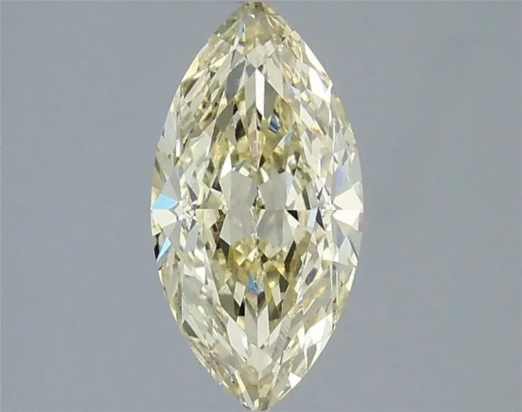 1.60ct MARQUISE Fancy Light Yellow VS1 Coloured Lab diamond