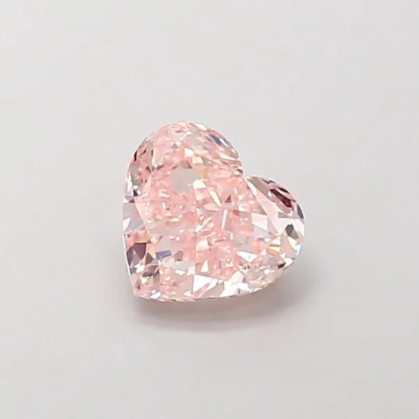 1ct HEART Fancy Intense Pink VS1 Coloured Lab diamond