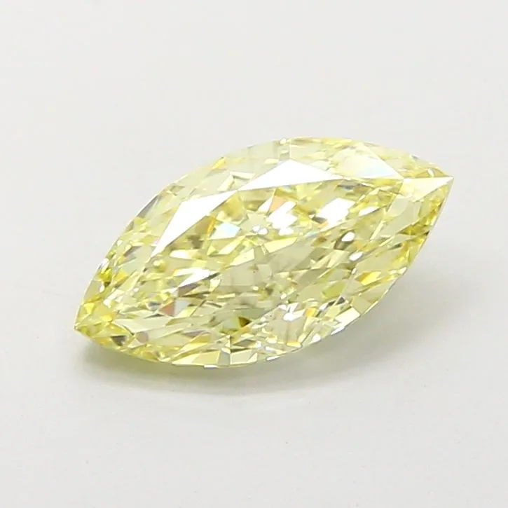 2.02ct MARQUISE Fancy Yellow VS1 Coloured Lab diamond