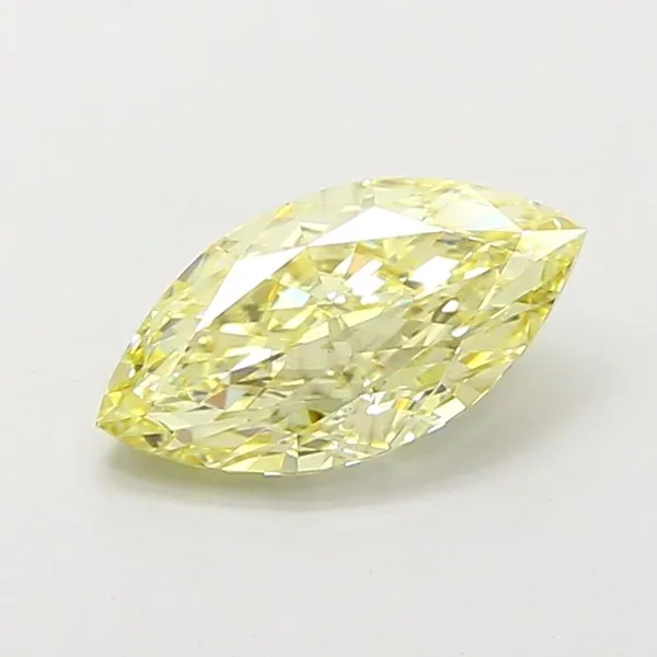 2.02ct MARQUISE Fancy Yellow VS1 Coloured Lab diamond